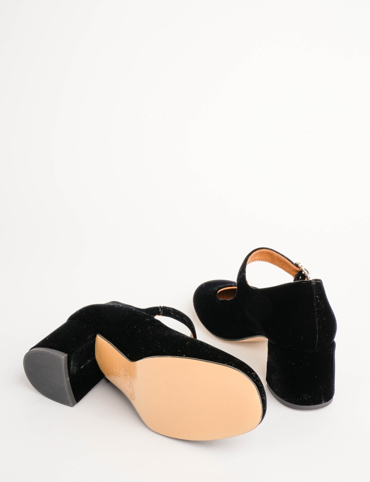 Honey Velvet Diamante Shoe