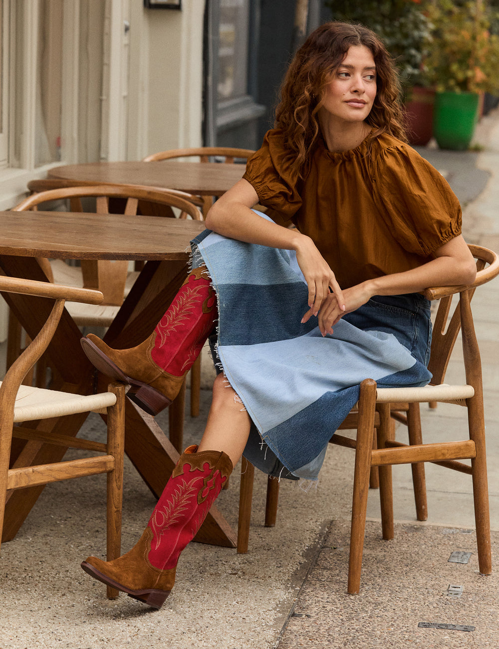 Jolene Suede Cowboy Boot