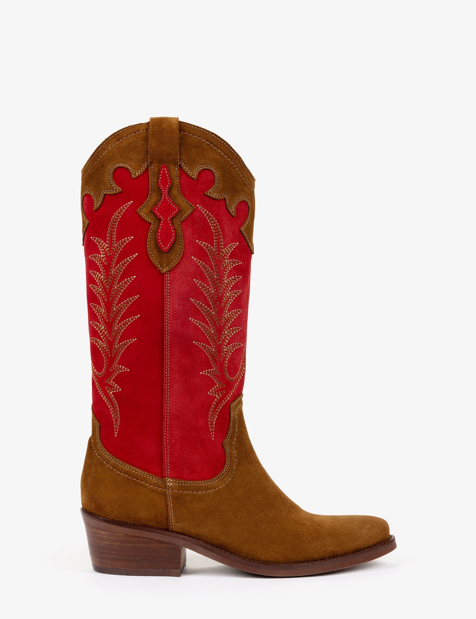 Jolene Suede Cowboy Boot