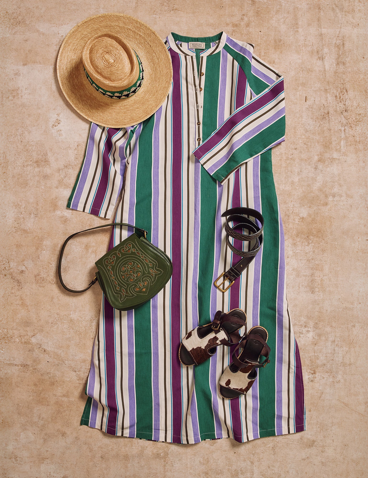 Mala Stripe Kaftan