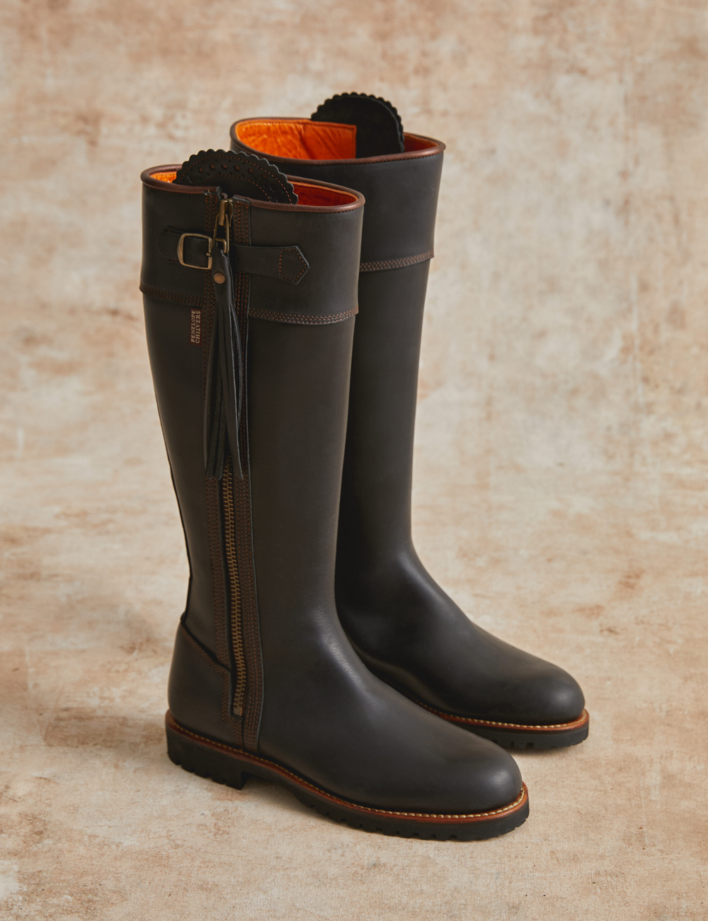 Inclement Long Leather Tassel Boot
