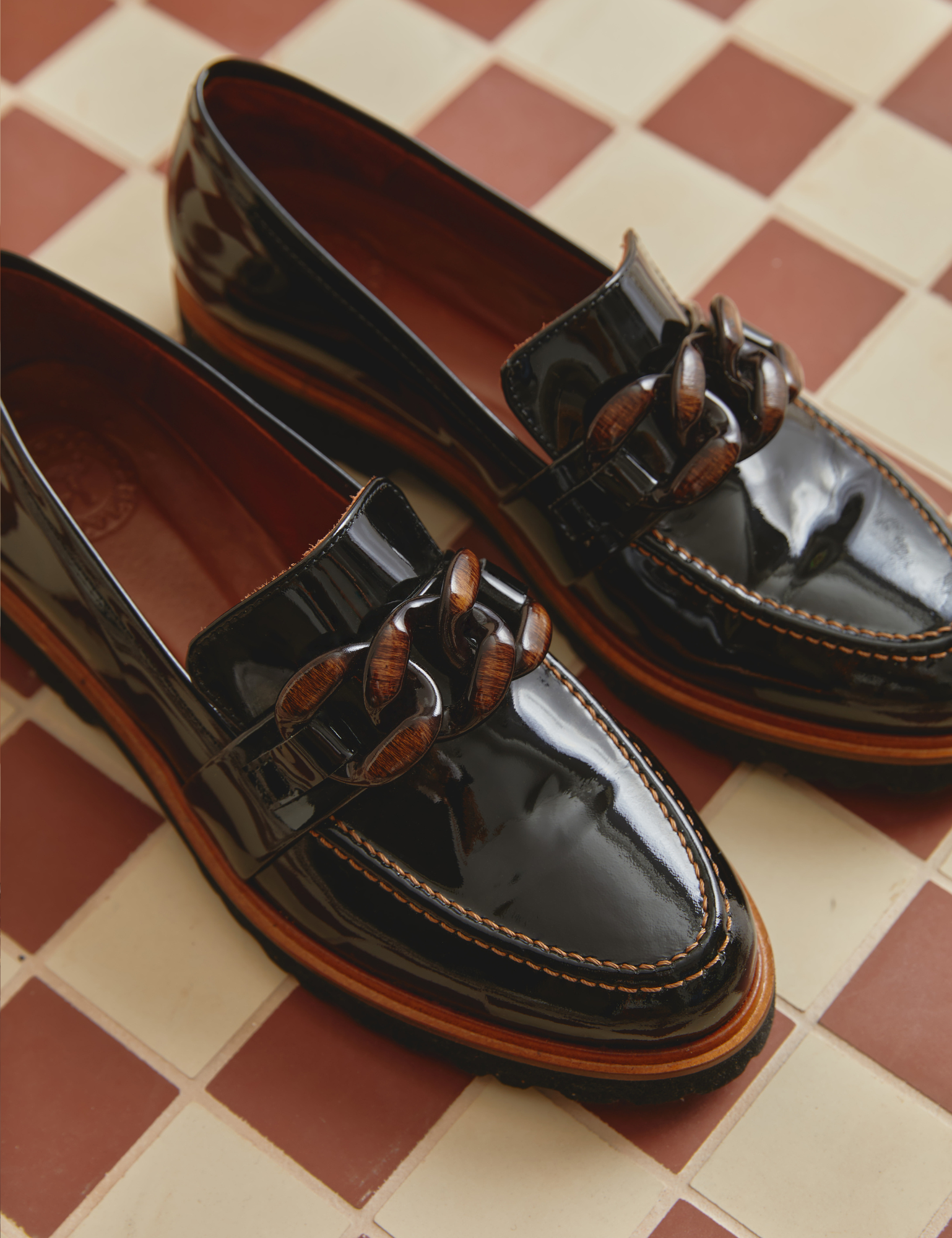 Low Monti Patent Loafer