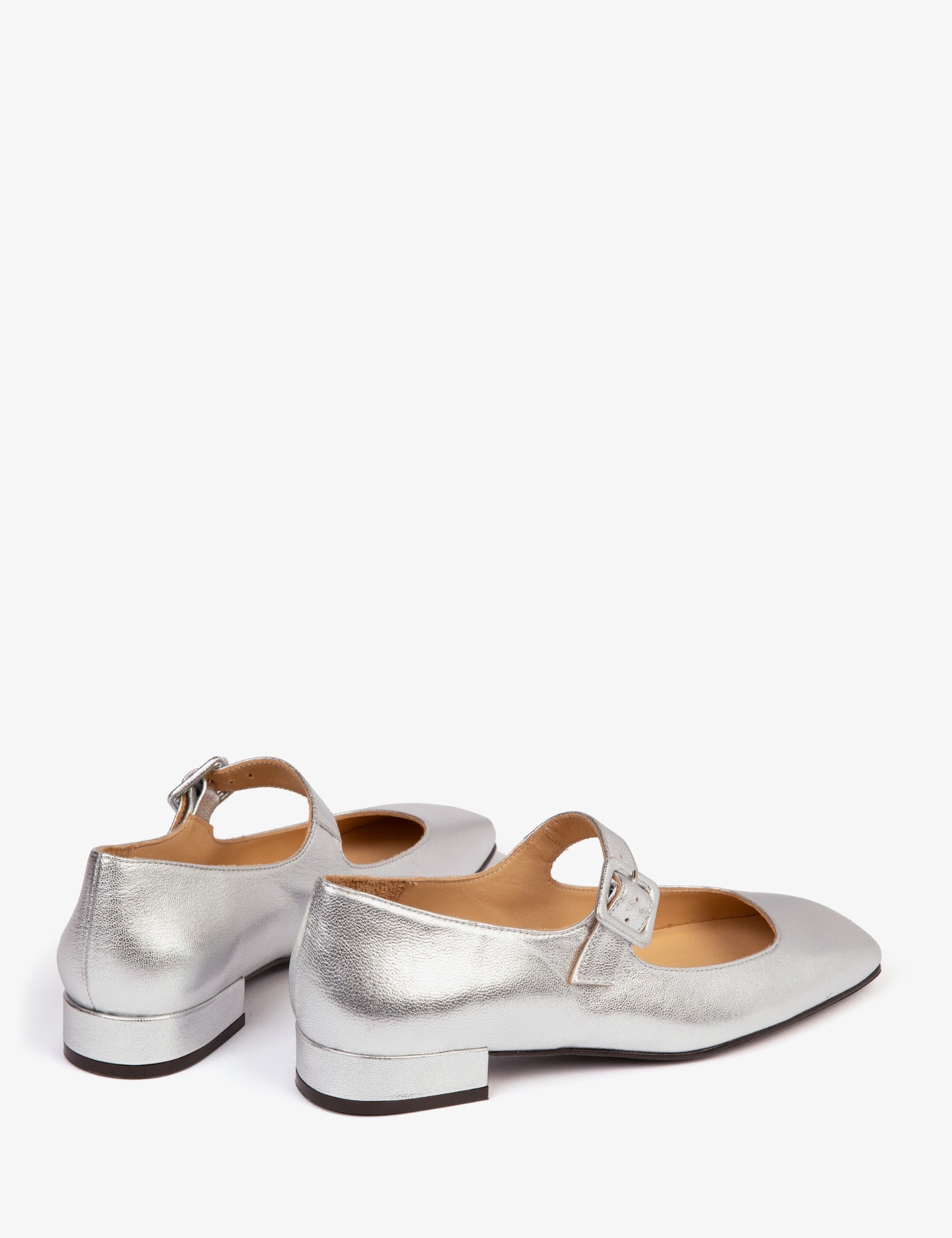 Low Mary Jane Leather Shoe