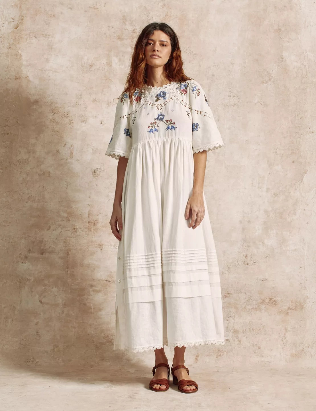 Maria Embroidered Dress