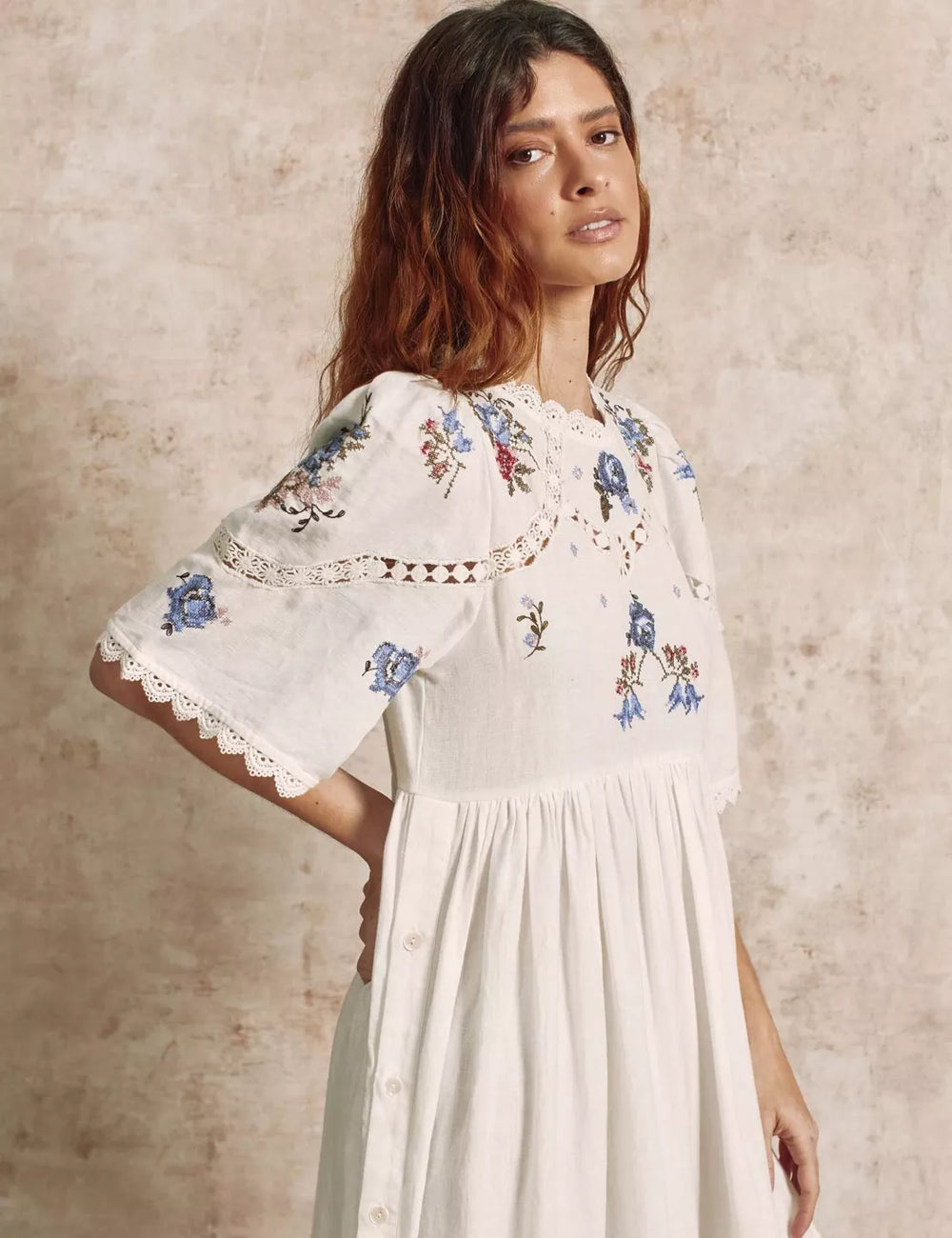 Maria Embroidered Dress