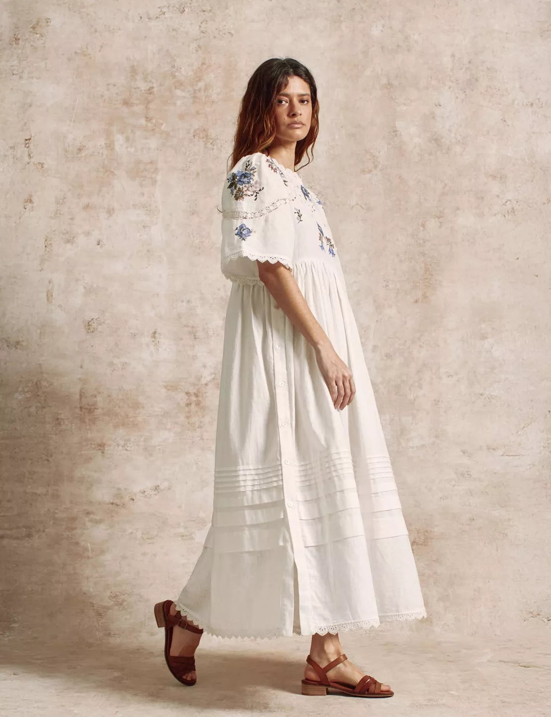 Maria Embroidered Dress