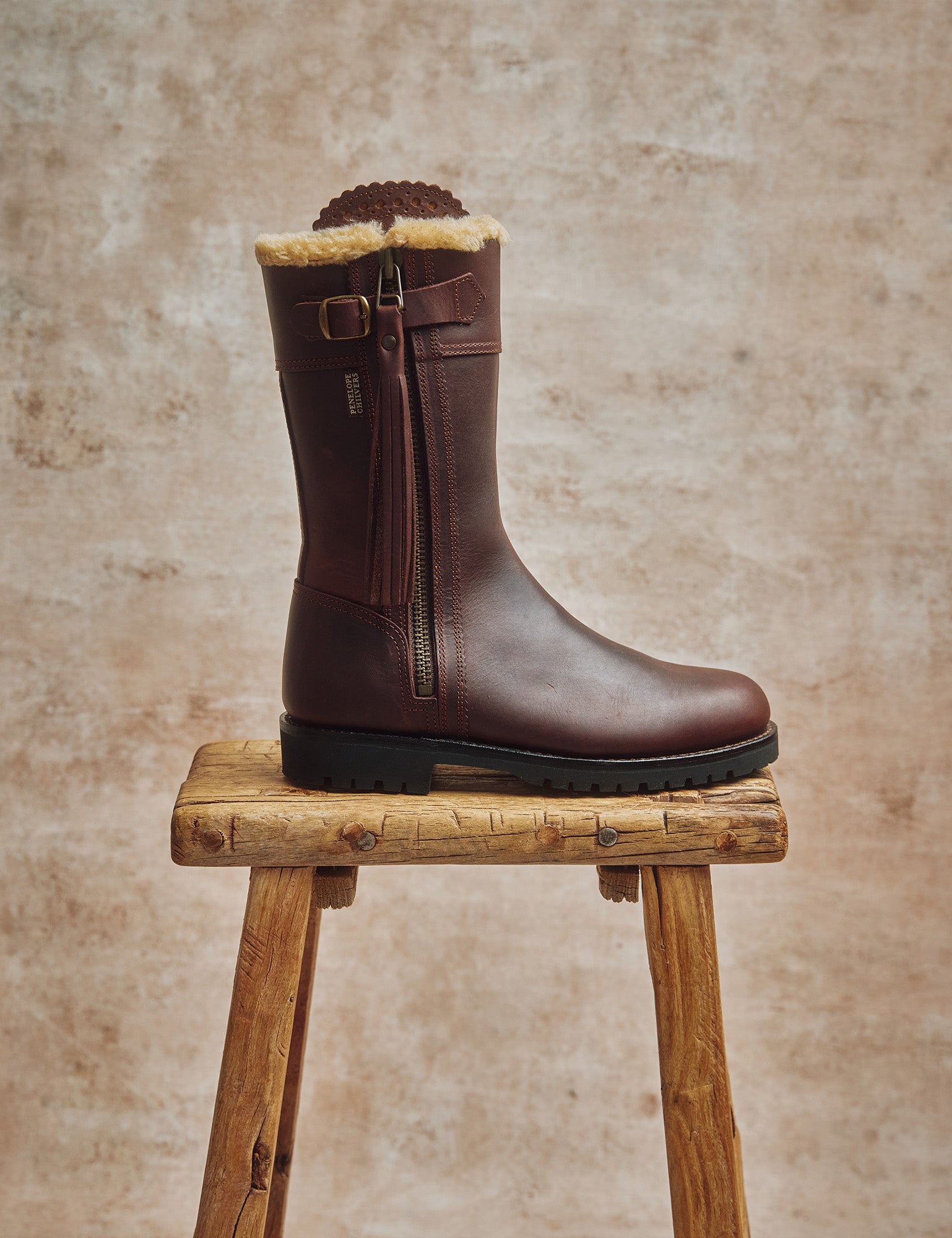 Midcalf Lined Tassel Boot