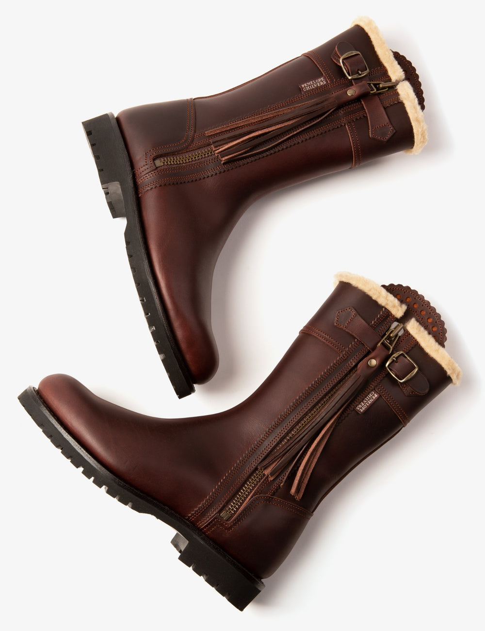 Midcalf Lined Tassel Boot
