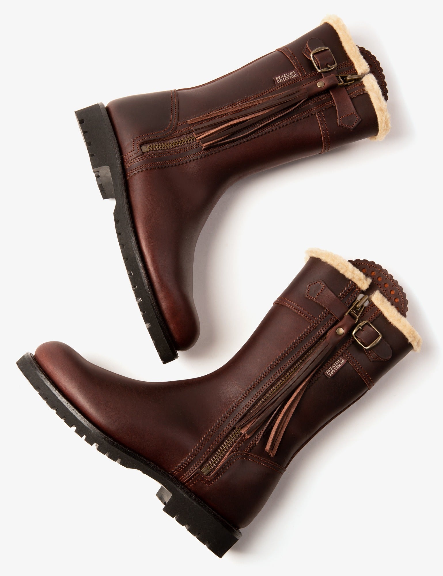 Midcalf Lined Tassel Boot