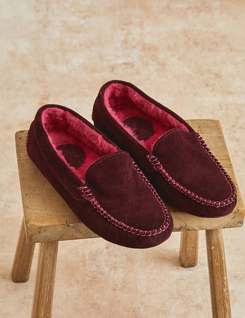 Moccasin Suede Slipper