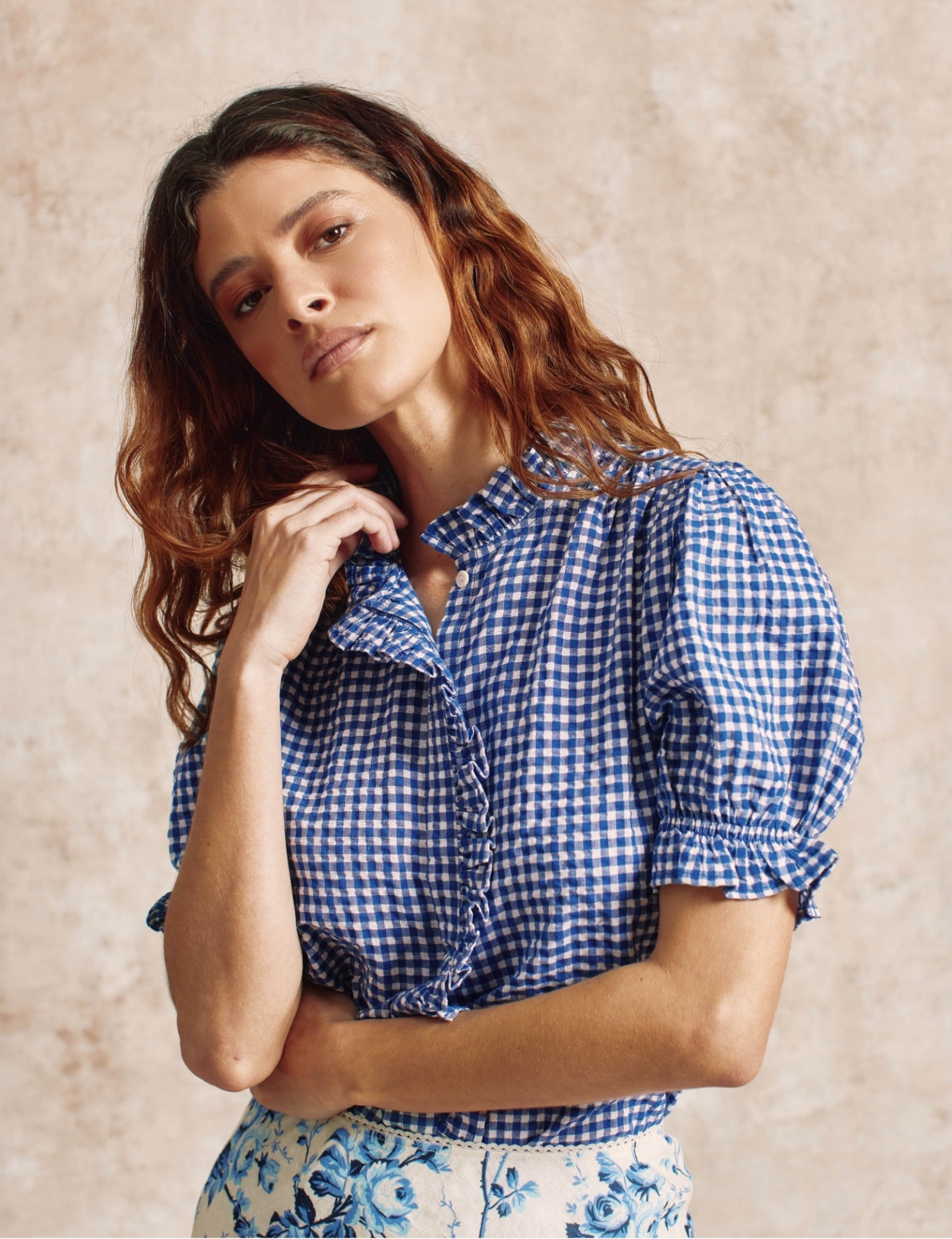 Monday Gingham Blouse