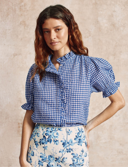 Monday Gingham Blouse