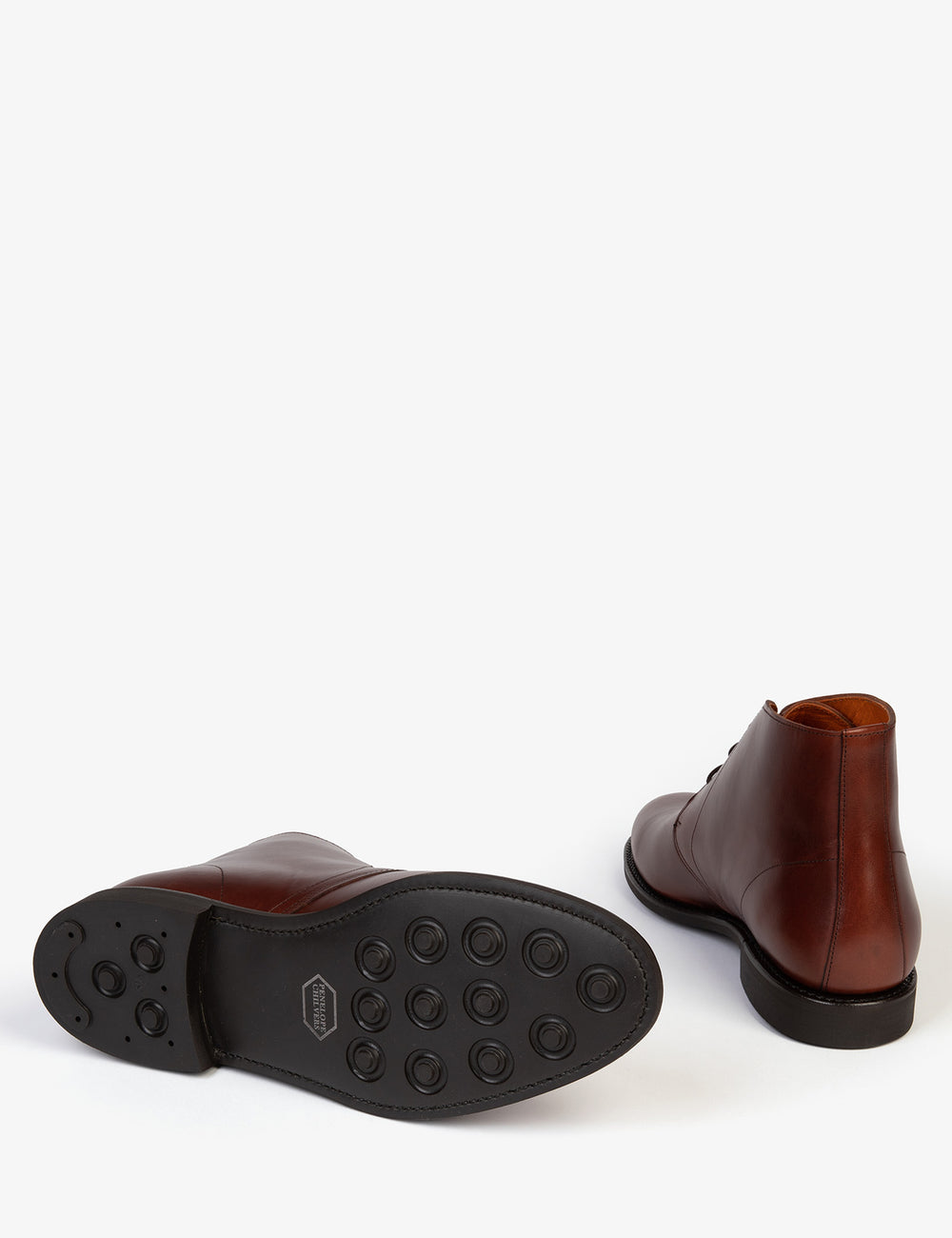 Flint Wood Leather Chukka Boot