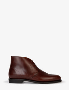 Flint Wood Leather Chukka Boot