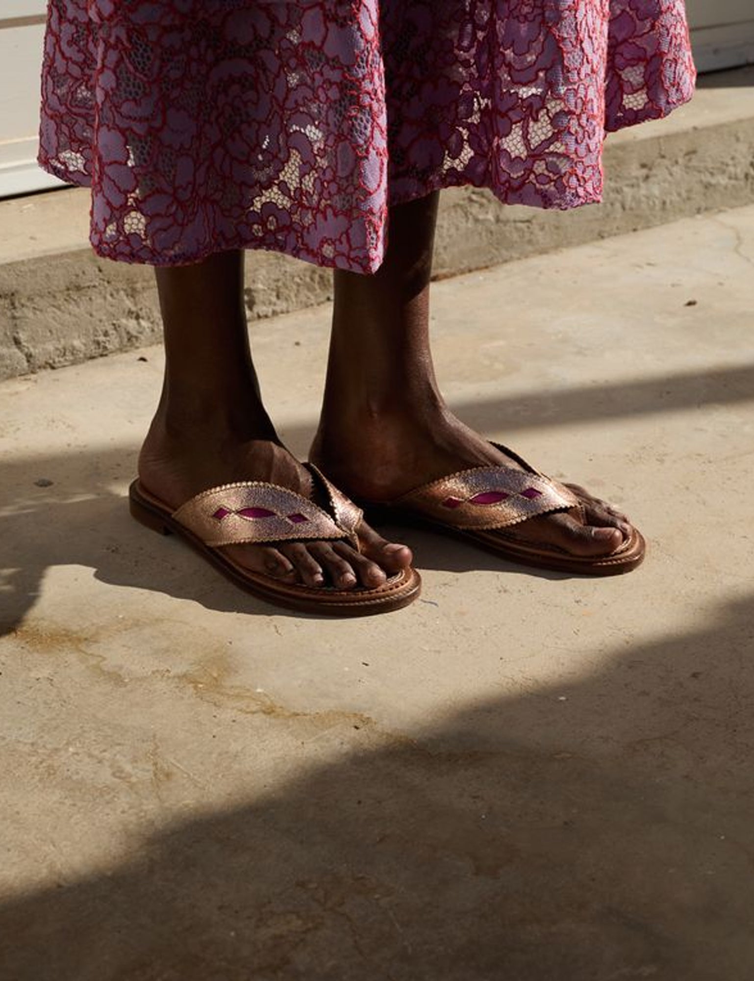 Tai Metallic Flip Flop