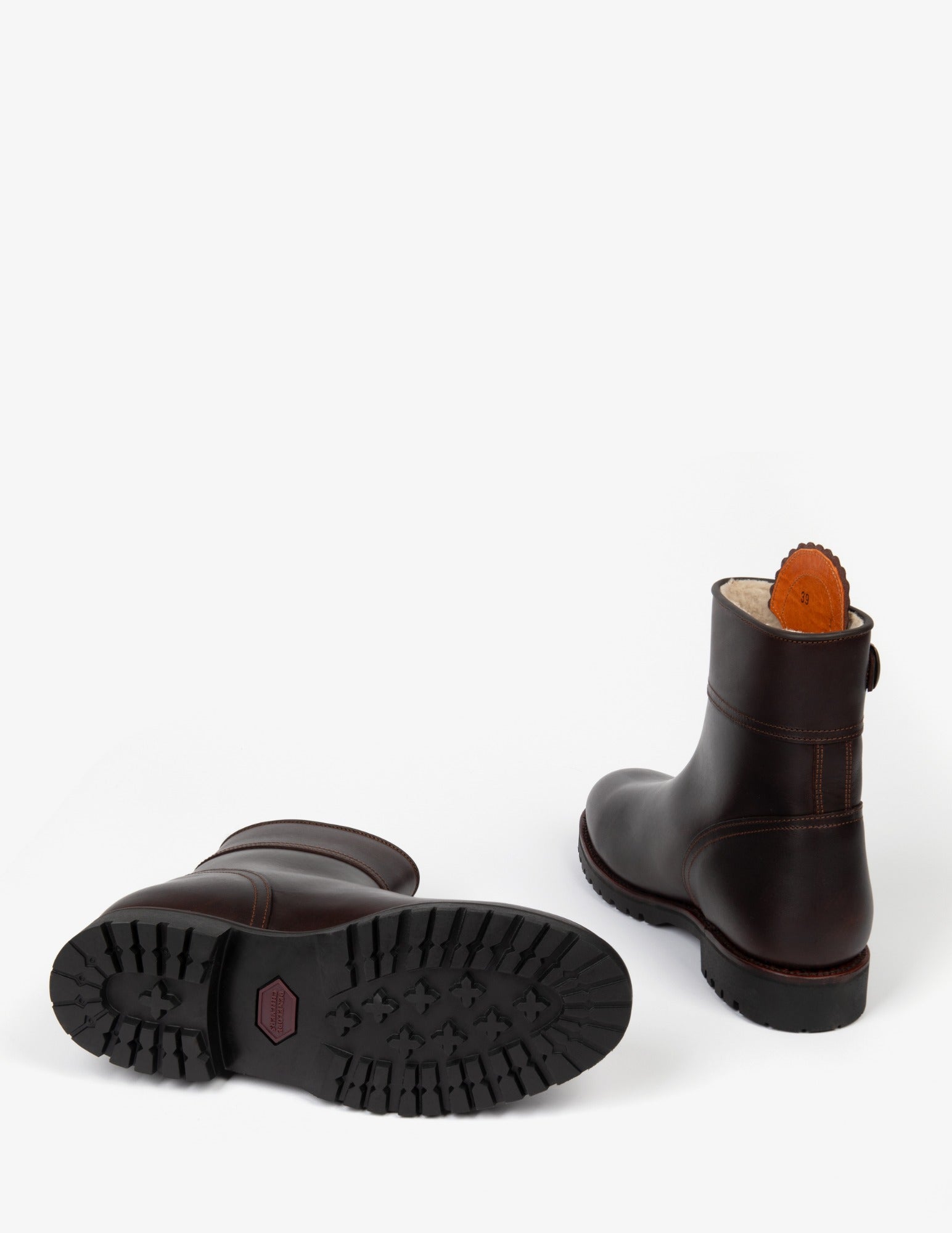 Cropped Wool-Lined Tassel Boot