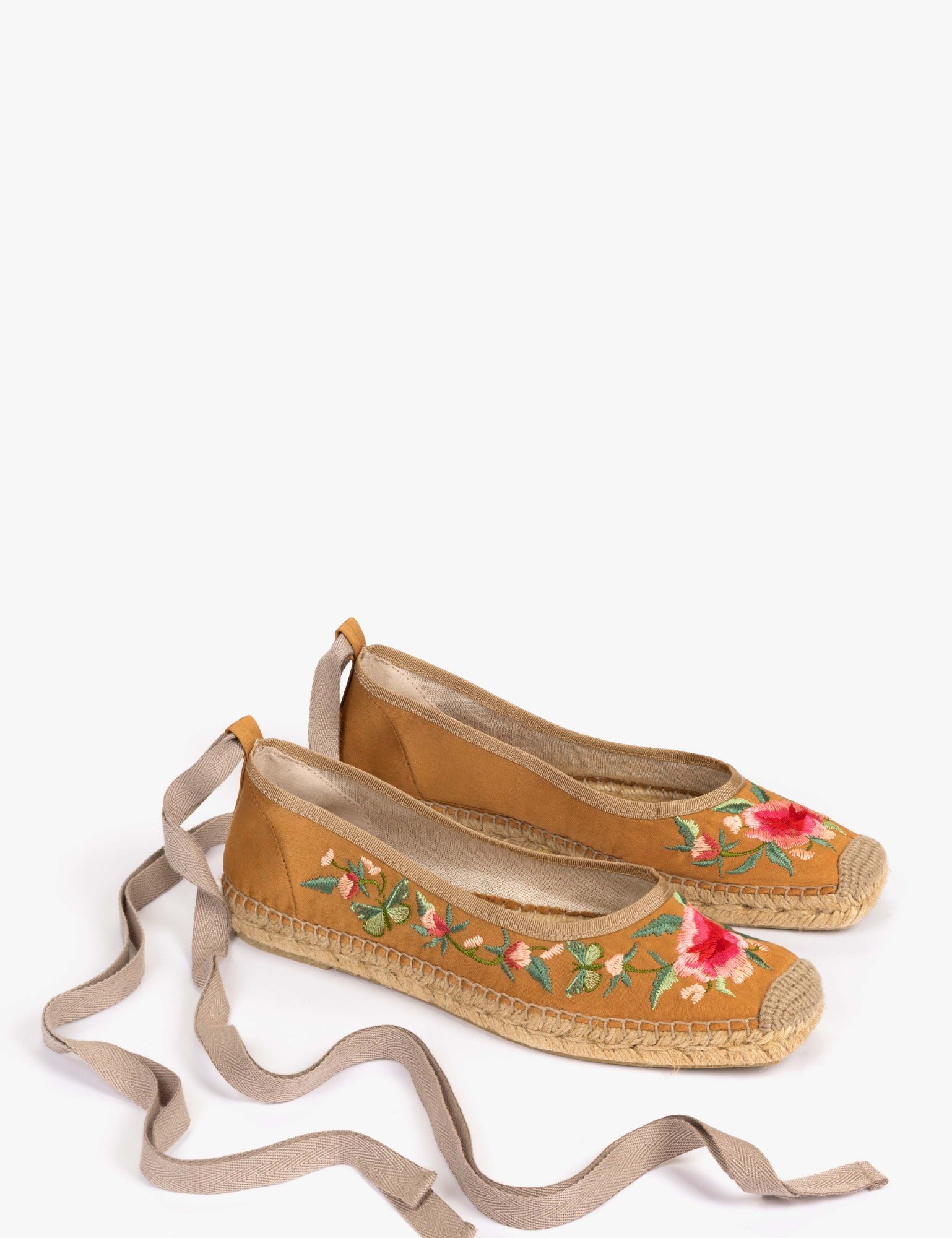 Allegra Butterfly Embroidered Espadrille