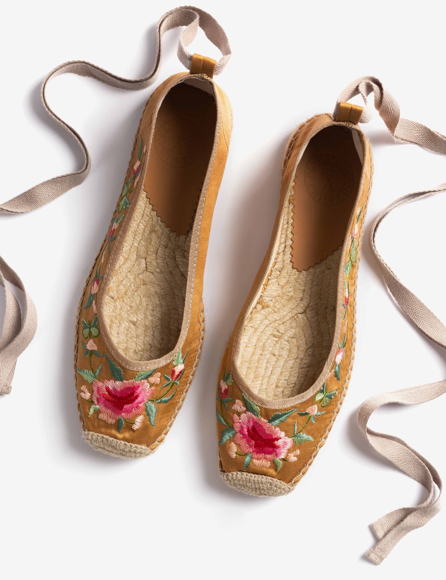 Allegra Butterfly Embroidered Espadrille