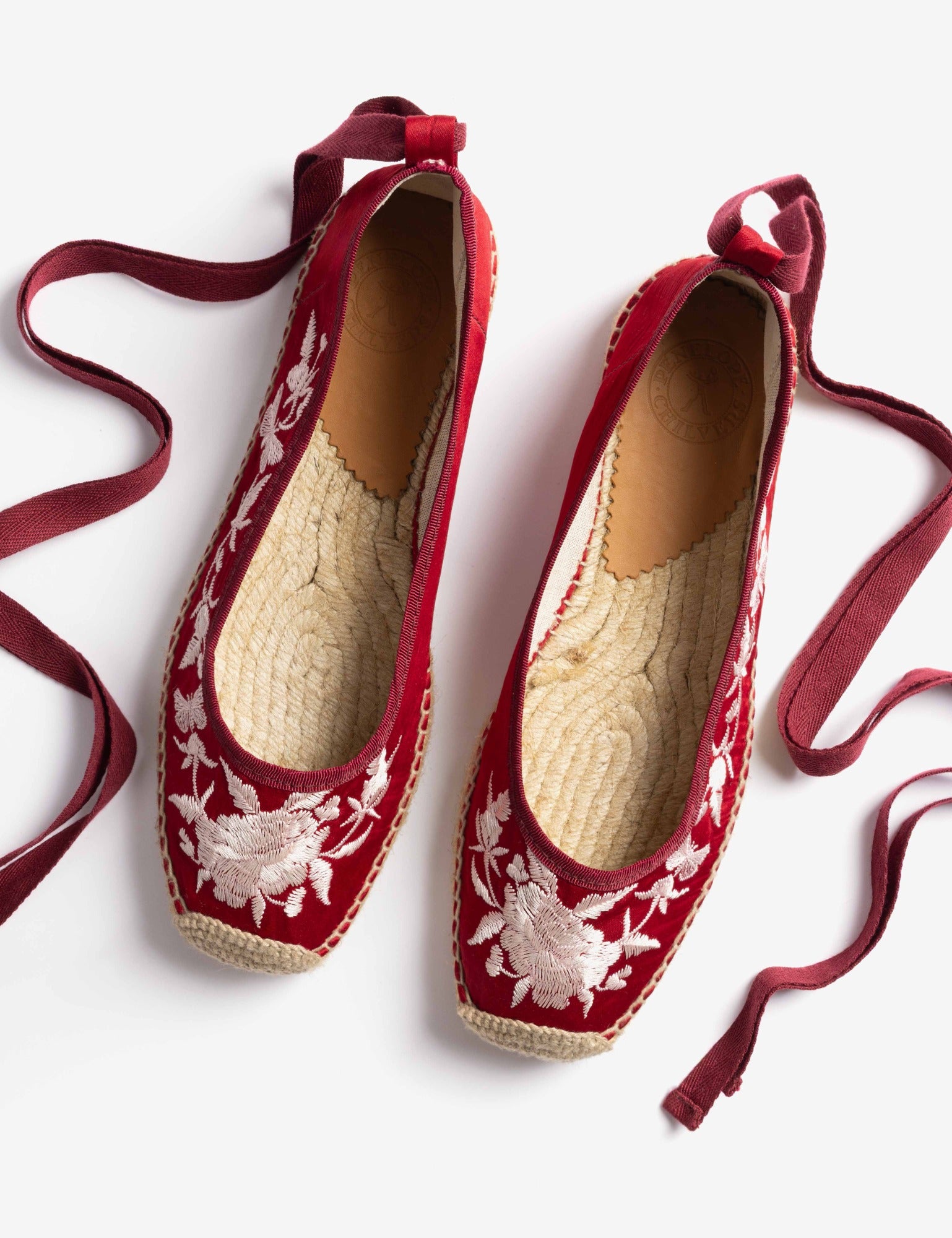 Allegra Butterfly Embroidered Espadrille