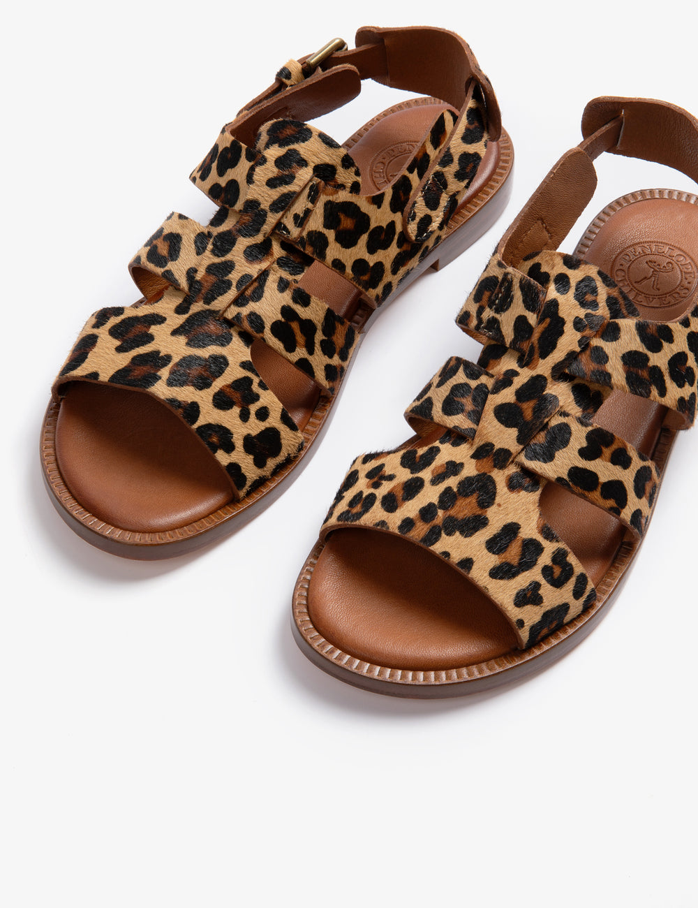 Biscay Leopard Pony Sandal