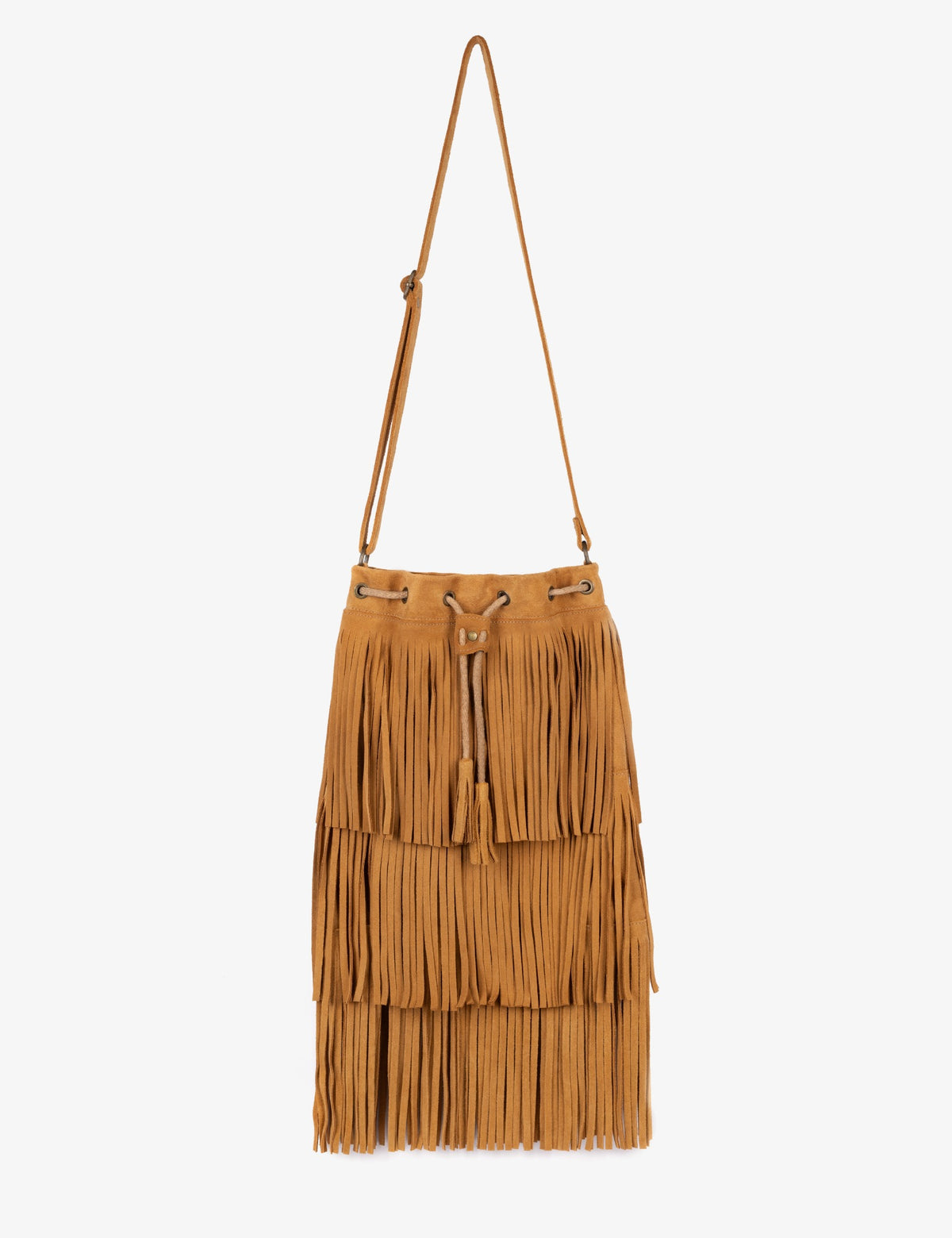 Boheme Fringe Suede Bag