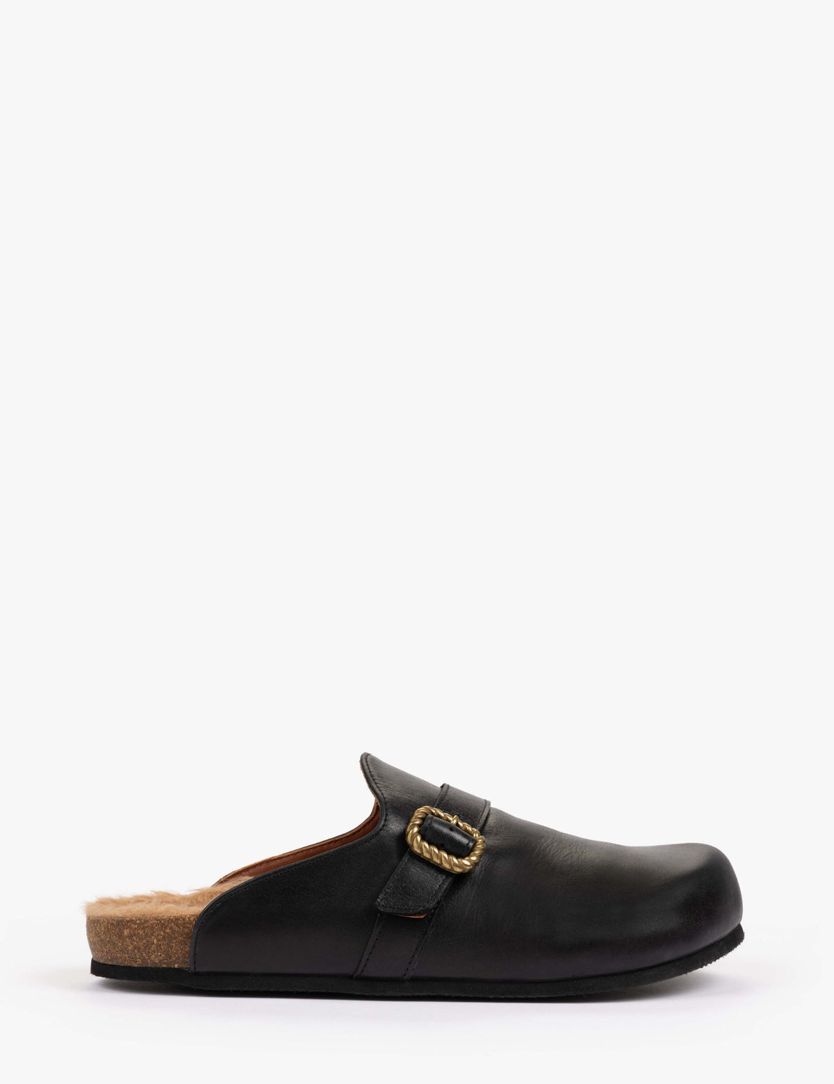 Braided Barley Leather Slide