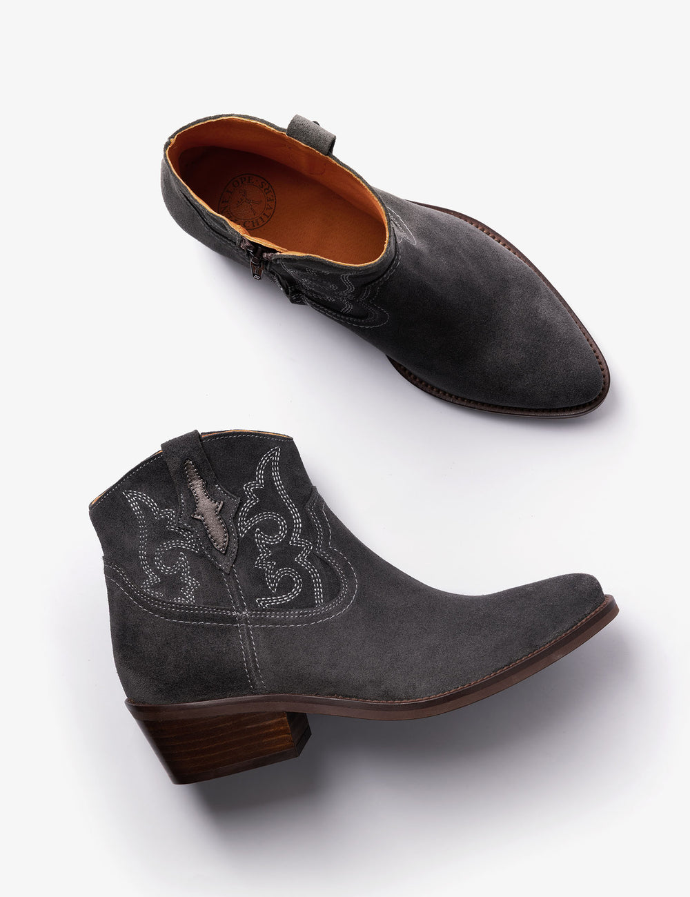 Cassidy Suede Embroidered Boot