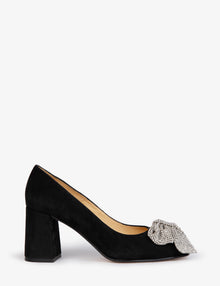 Gamine Bow Suede Shoe