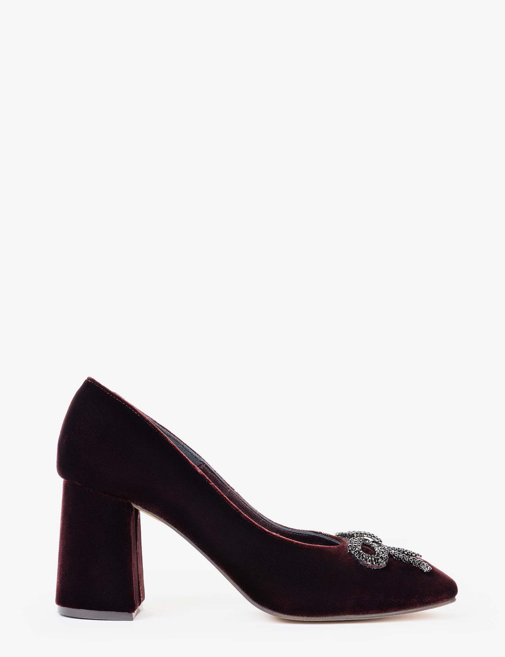 Gamine Bow Velvet Shoe