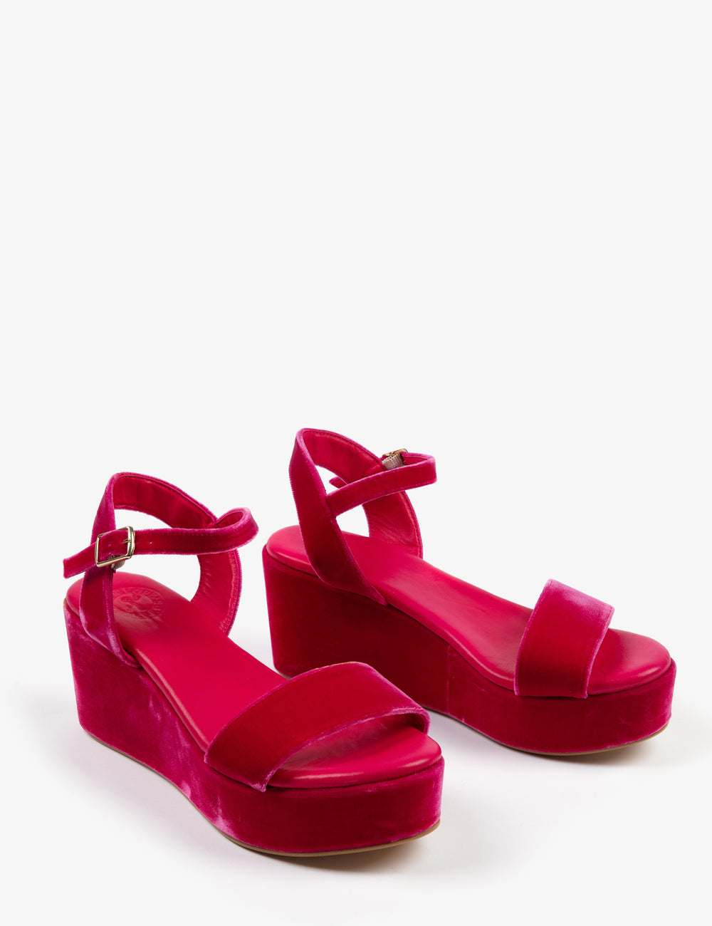 Girasol Velvet Platform Sandal