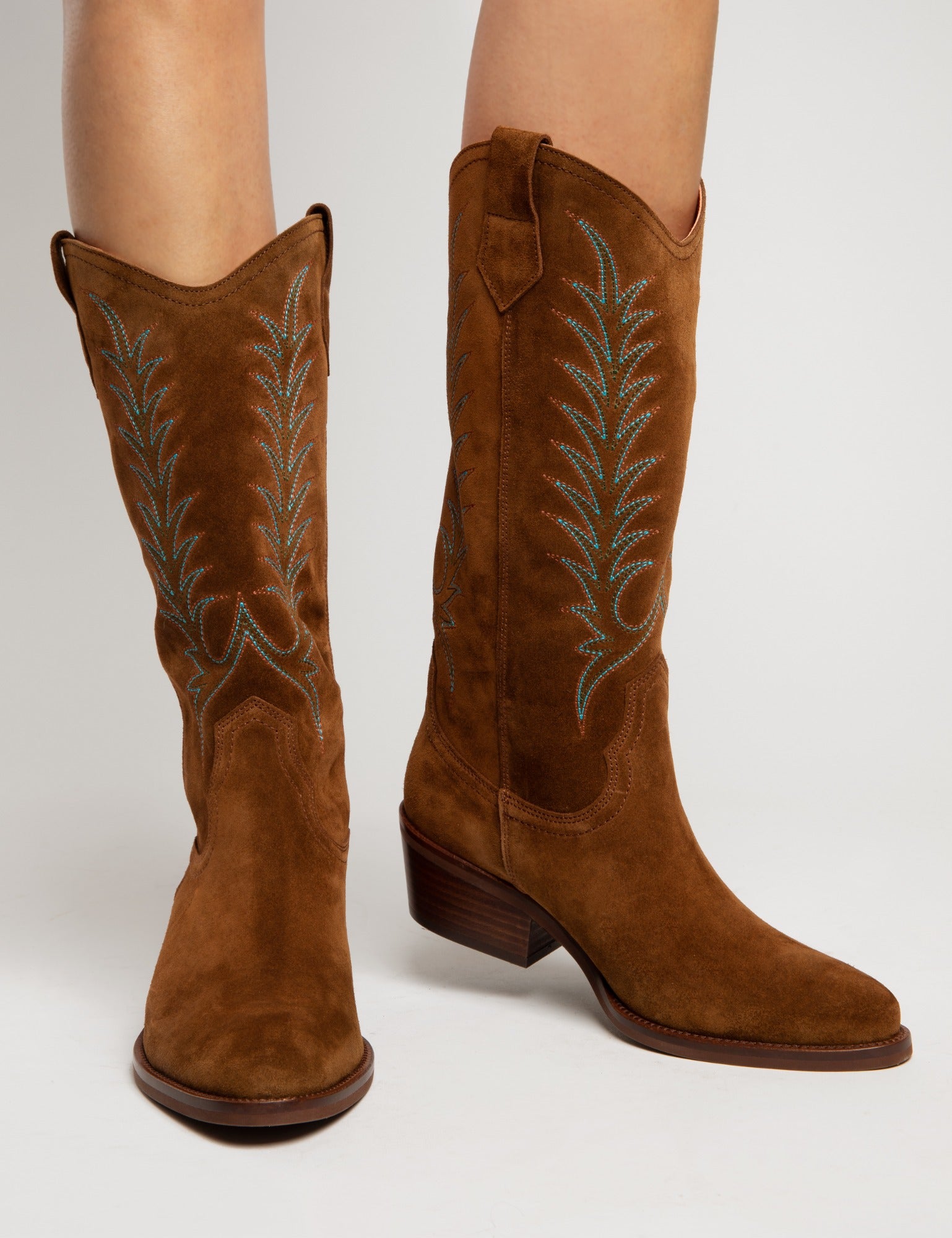 Goldie Embroidered Cowboy Boot