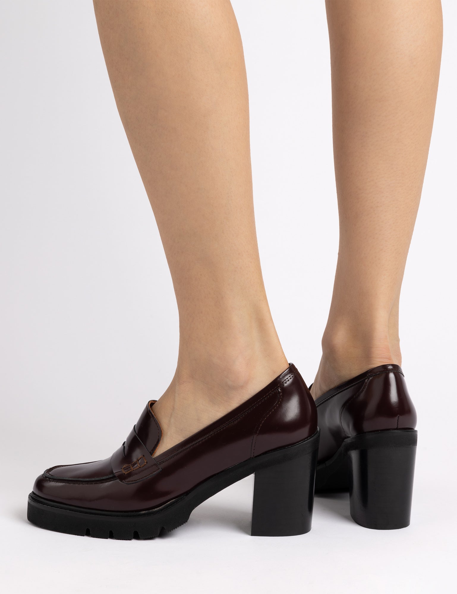 High Stirling Leather Loafer