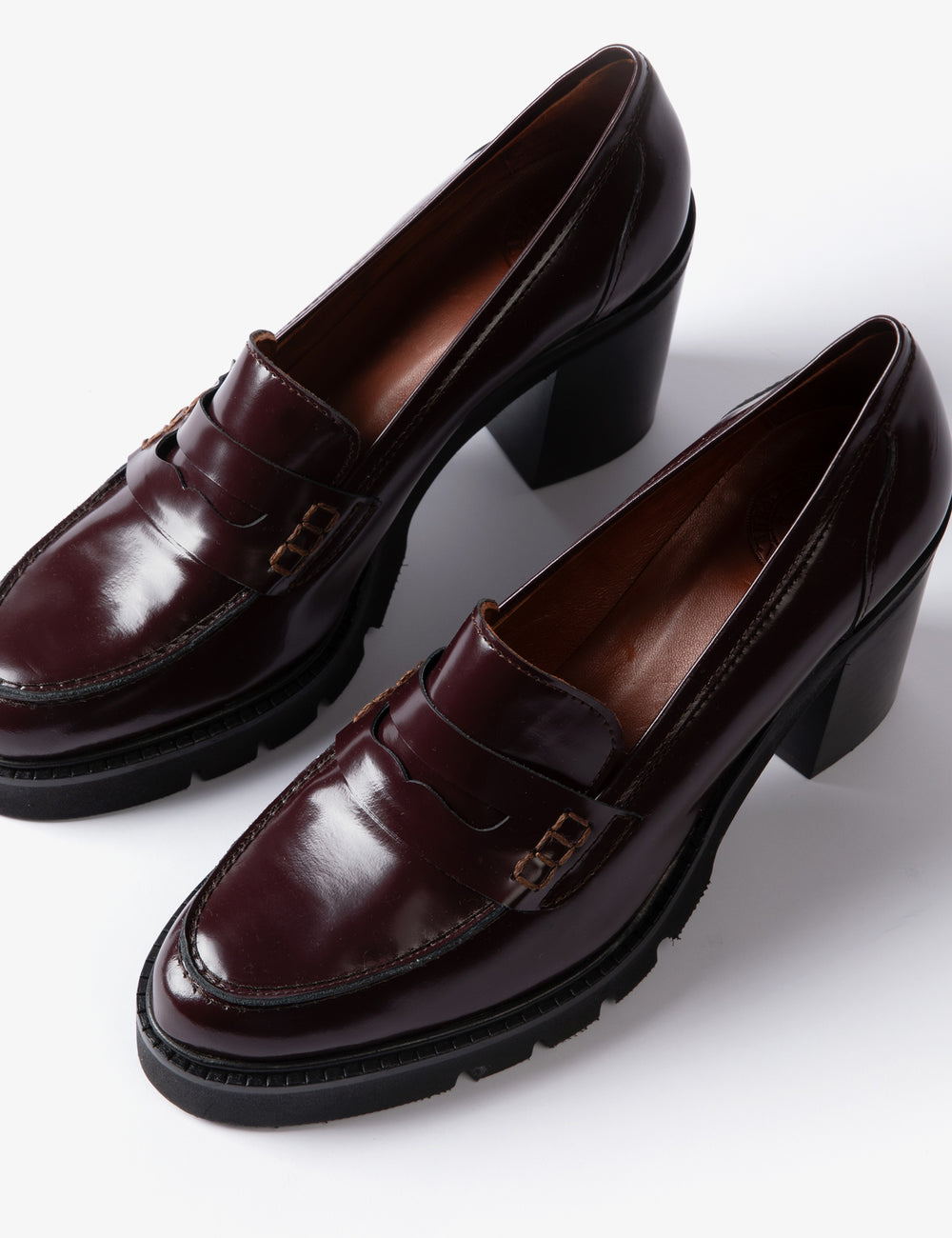 High Stirling Leather Loafer