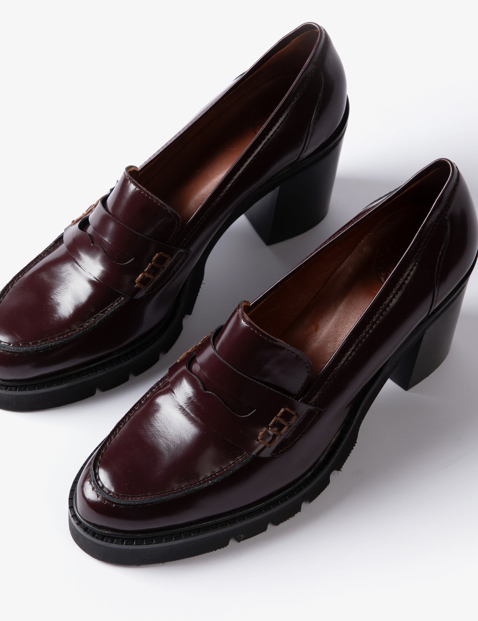 High Stirling Leather Loafer