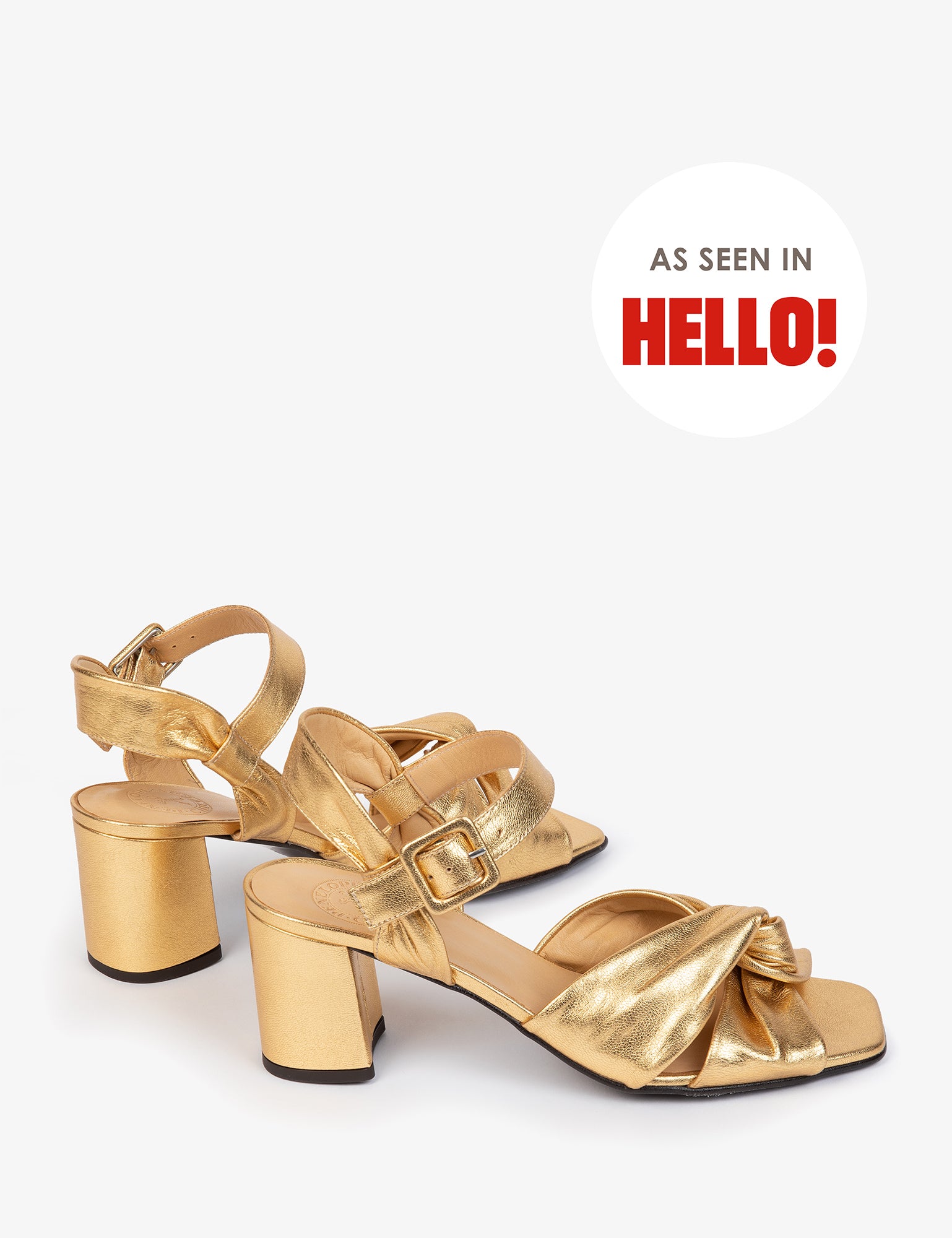 Infinity Metallic Sandal