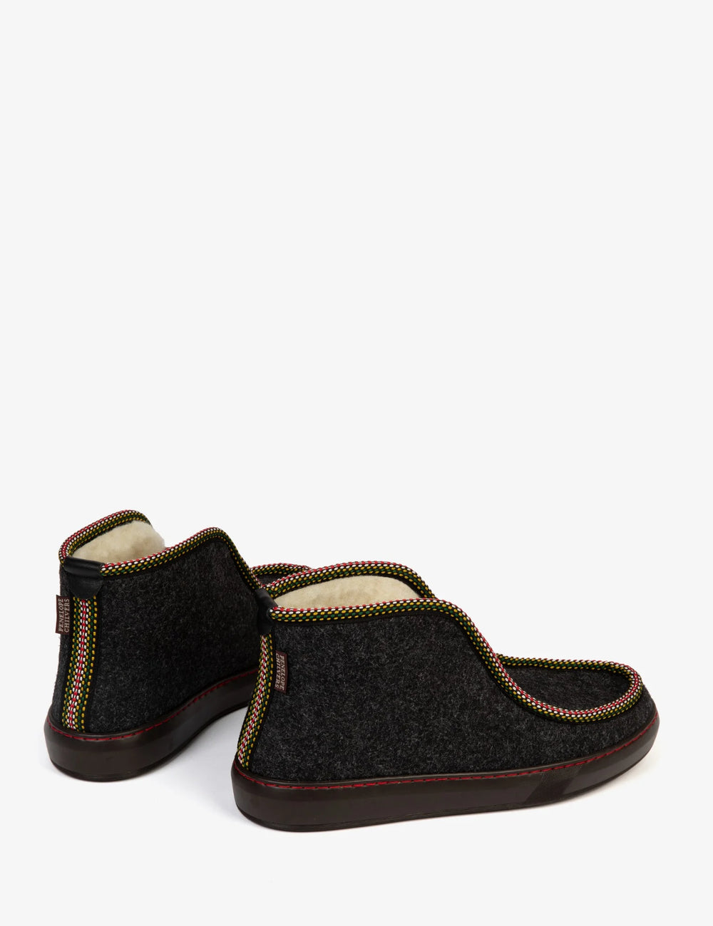 Nordic Felt Wool-Lined Slipper
