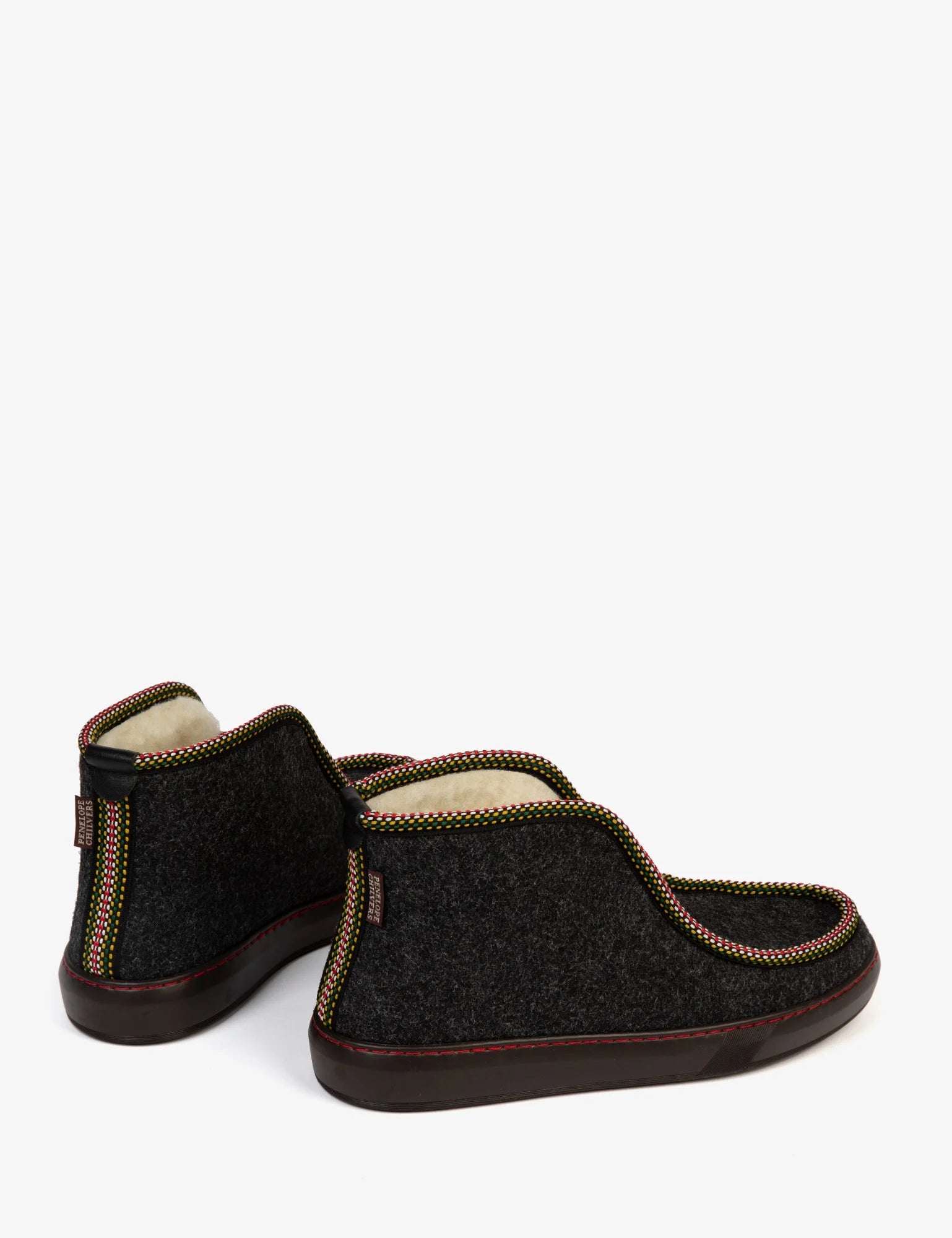 Nordic Felt Wool-Lined Slipper