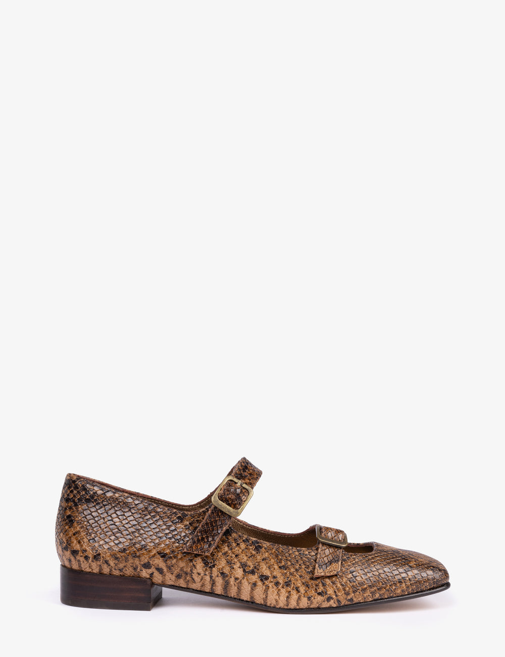 Jolie Mary Jane Snake Effect Shoe