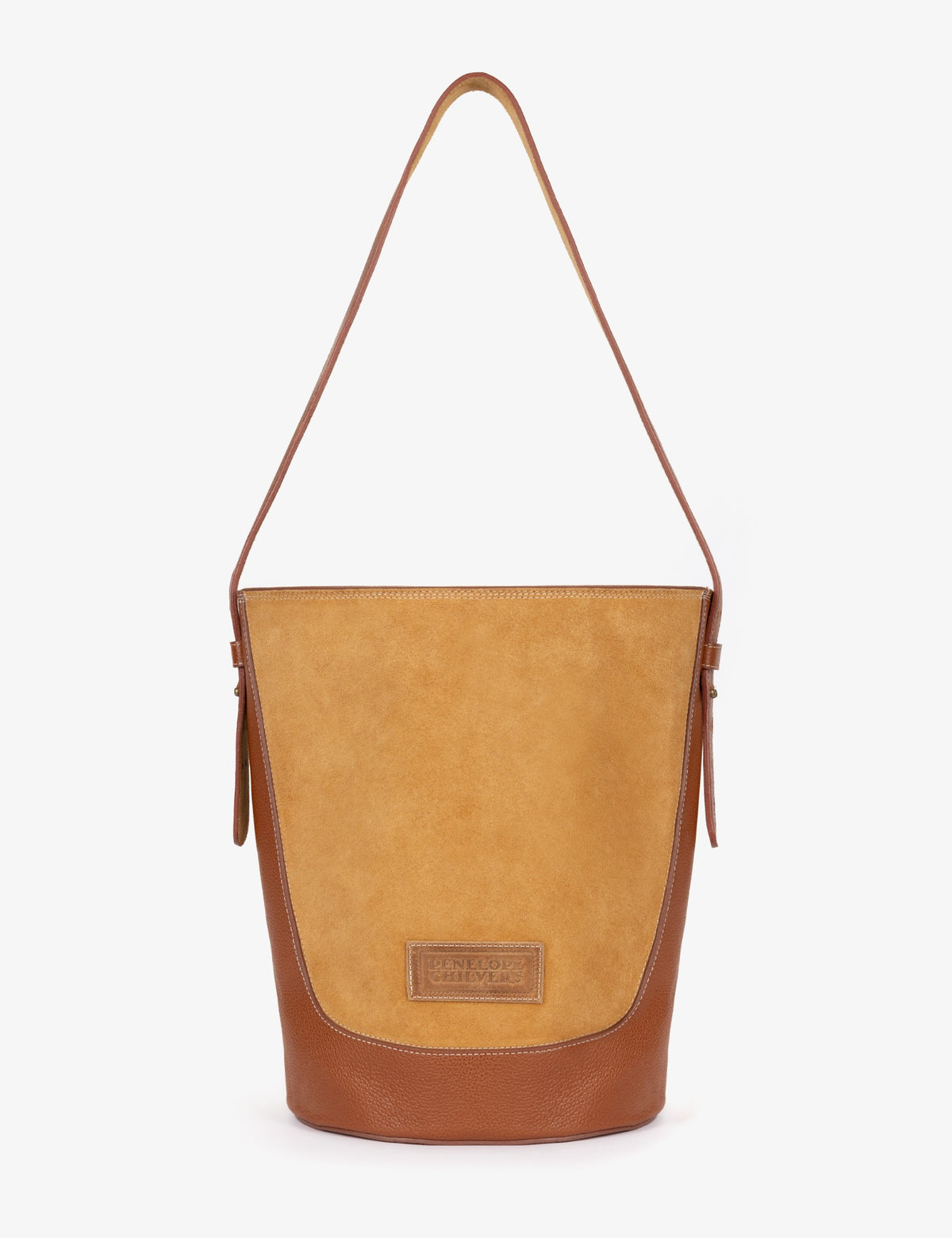 Leather Suede Bucket Bag
