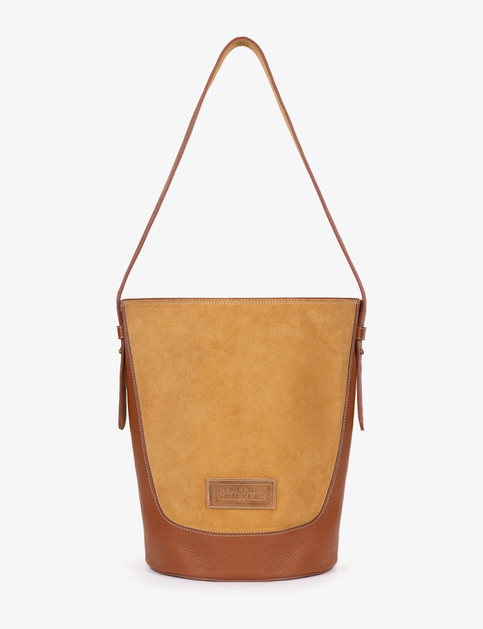 Leather Suede Bucket Bag