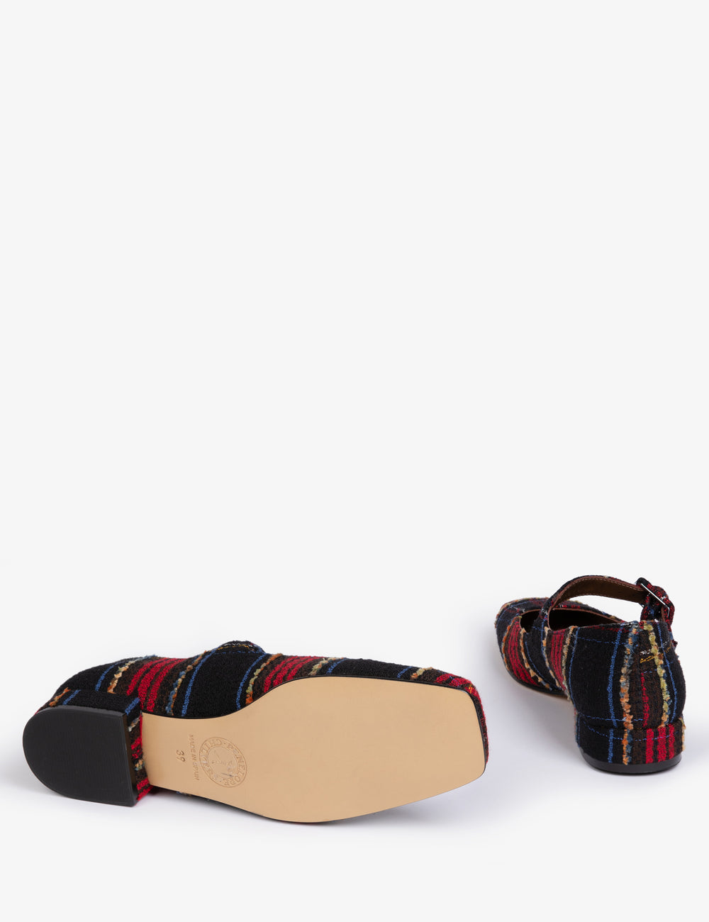 Low Mary Jane Tartan Shoe