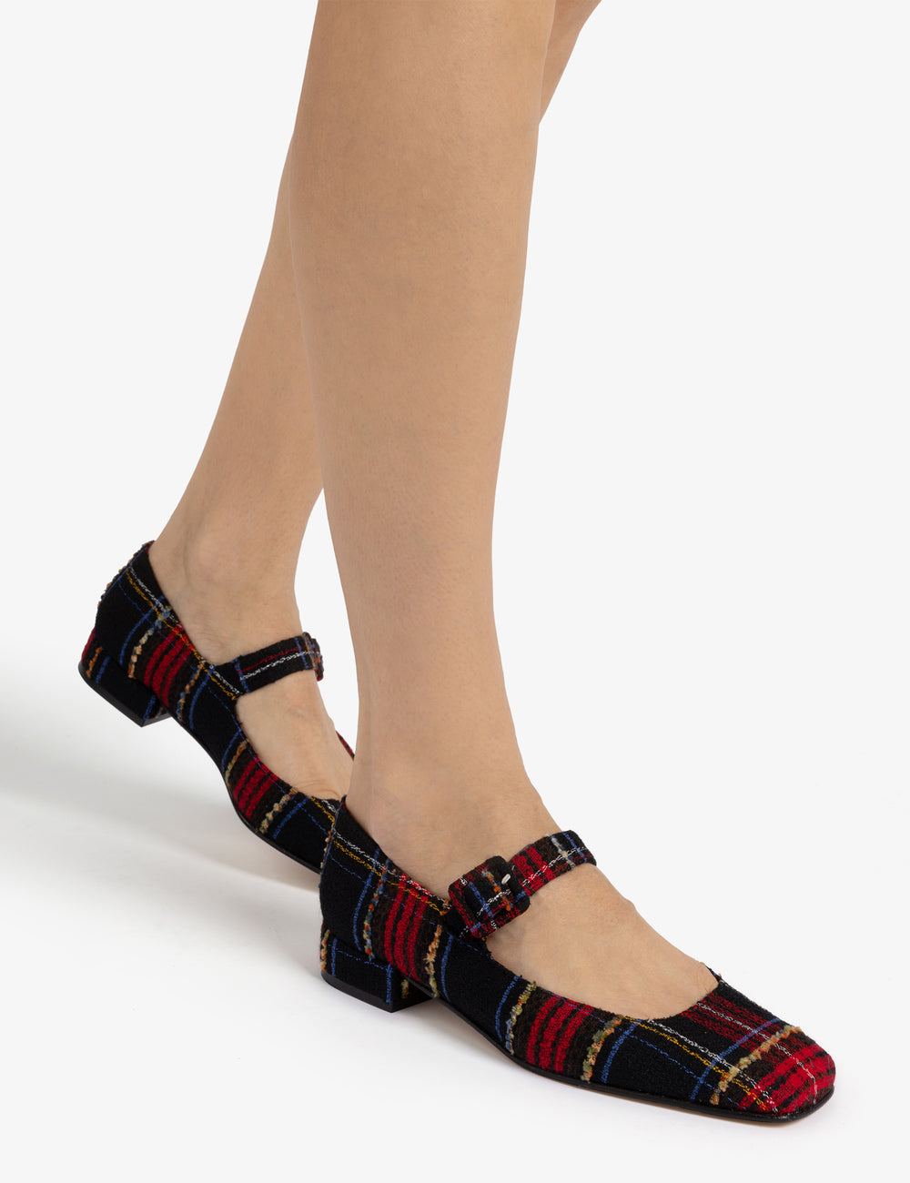 Low Mary Jane Tartan Shoe