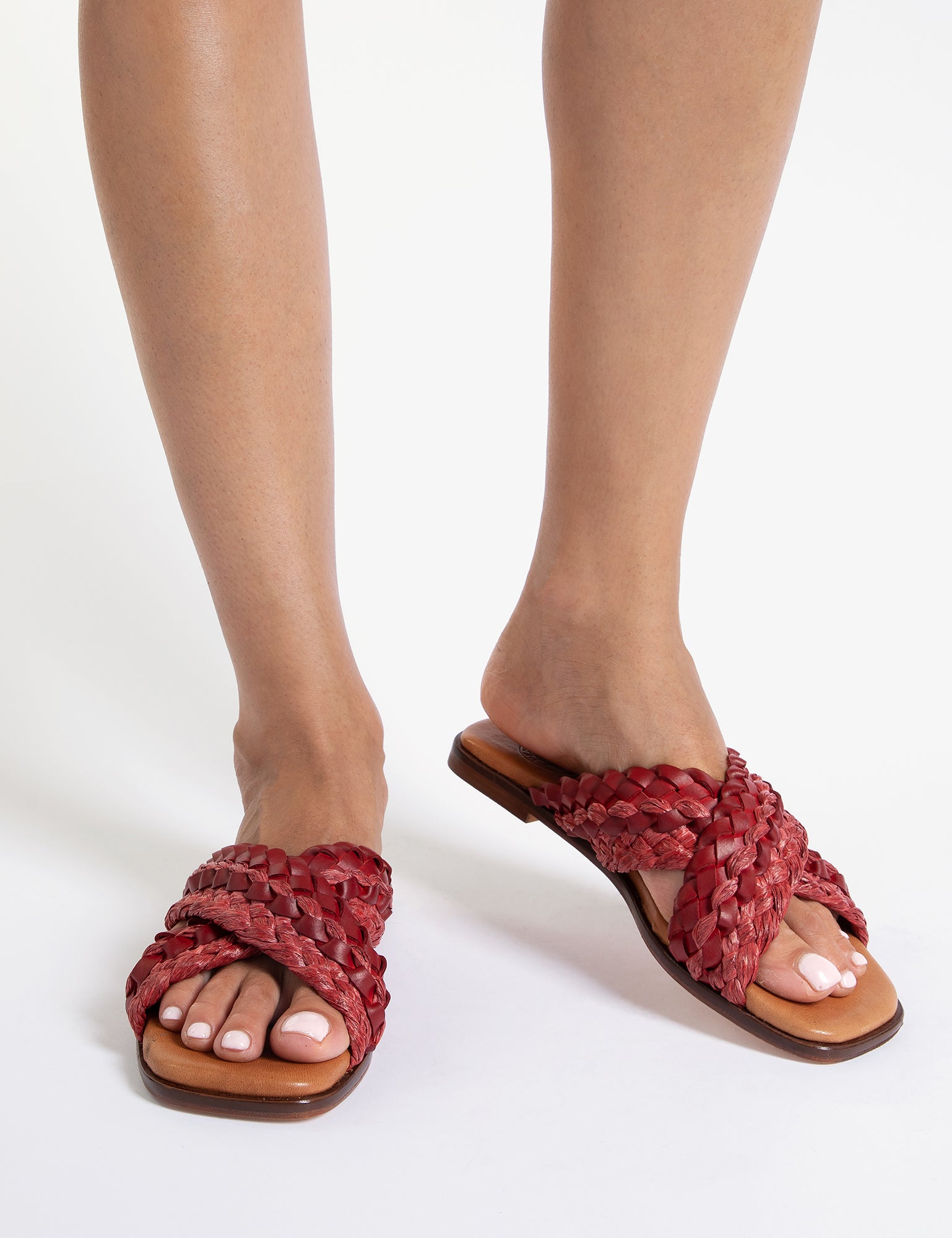 Majete Braided Raffia Sandal