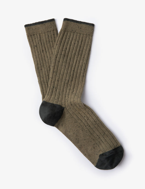 Marled Cotton Sock