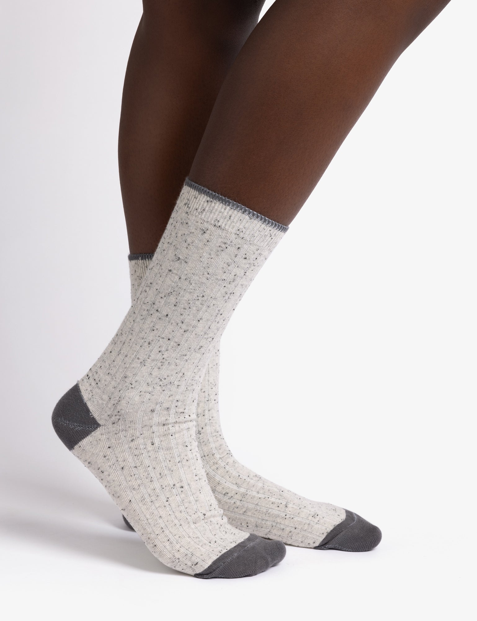 Marled Cotton Sock