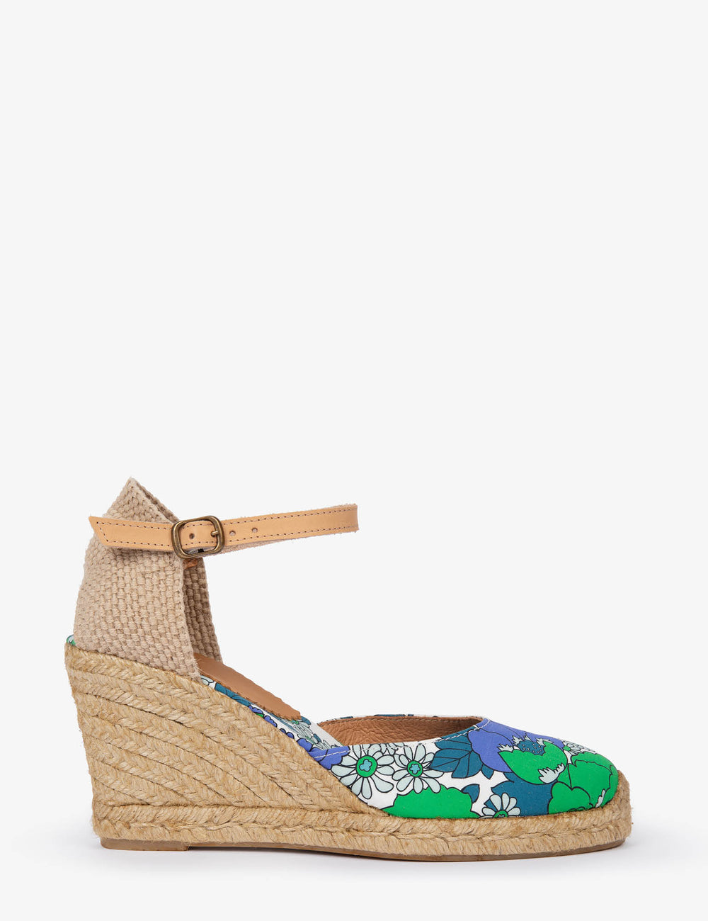 Mary Jane Chelsea Floral Espadrille