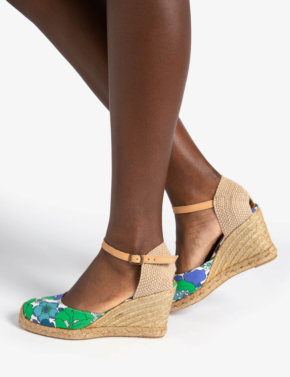 Mary Jane Chelsea Floral Espadrille