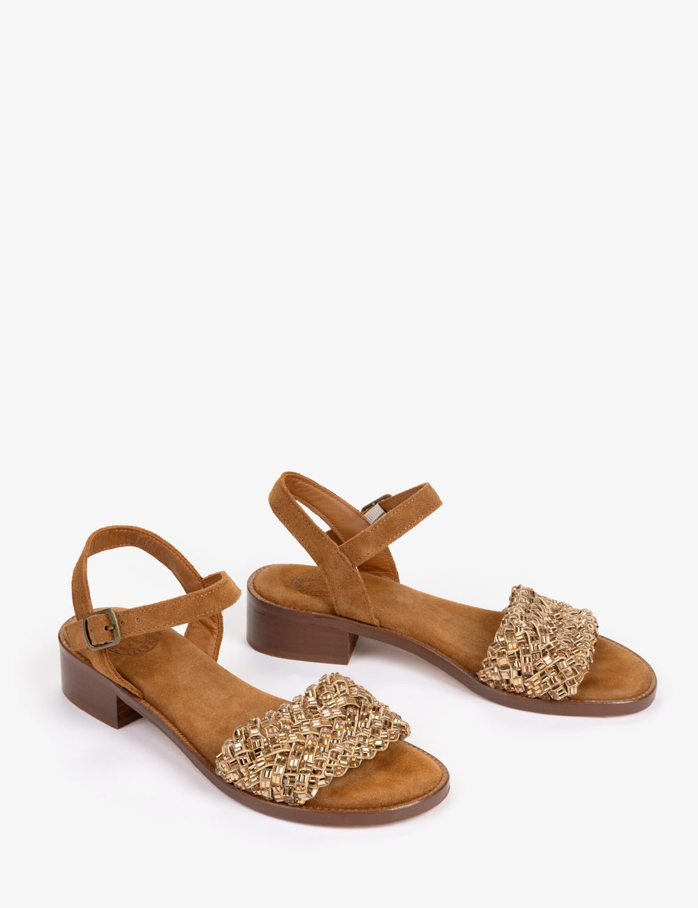Milos Diamante Suede Sandal