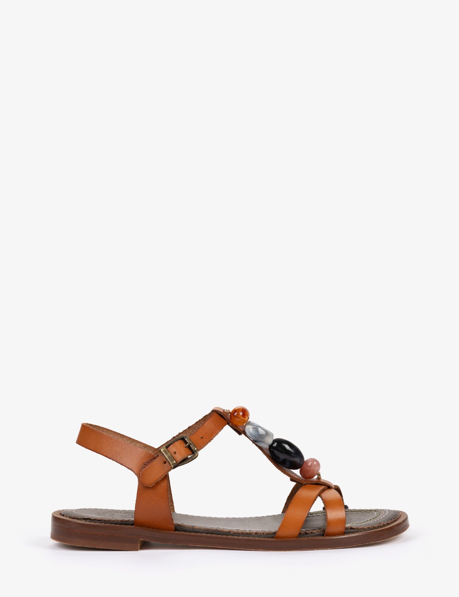 Patmos Leather Sandal