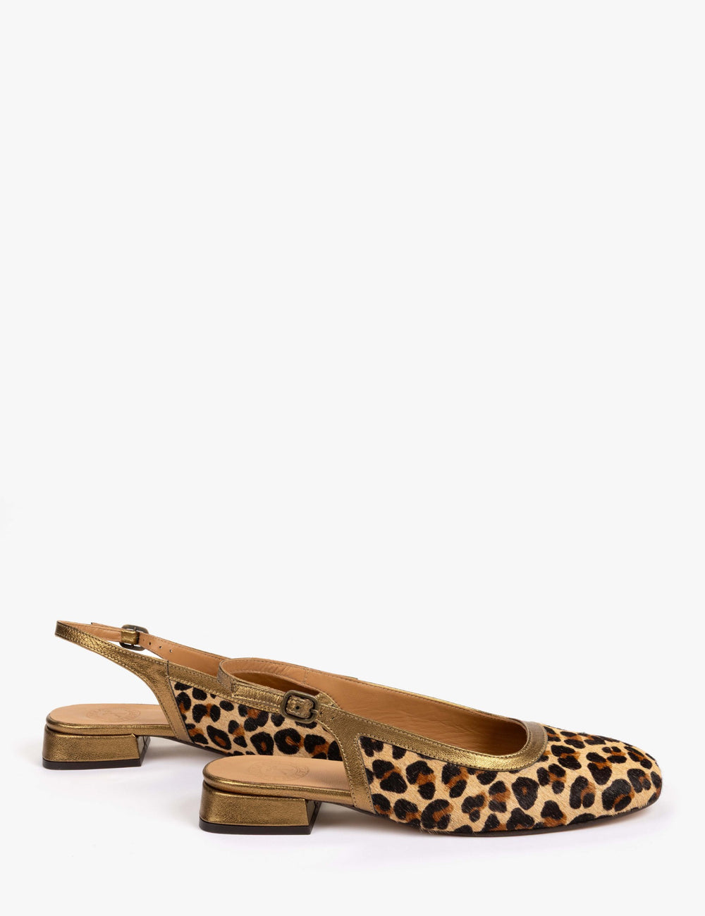 Stella Leopard Pony Slingback